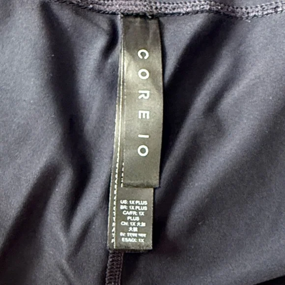 CORE 10 Black Bike Shorts Plus Size 1X - Picture 8 of 9